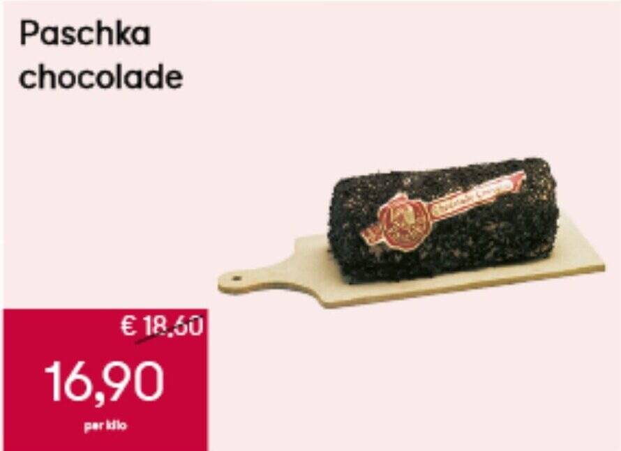 Peltri Paschka chocolade aanbieding