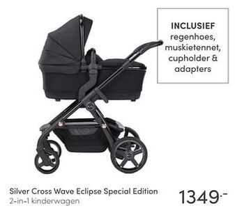 Baby & Tiener Silver cross wave eclipse special edition 2-in-1 kinderwagen aanbieding