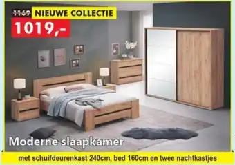 Moderne slaapkamer
