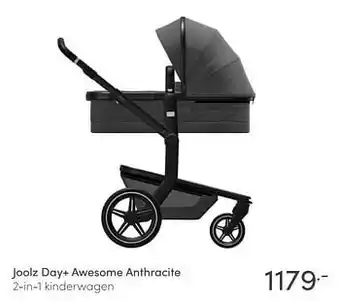 Baby & Tiener Joolz day+ awesome anthracite 2-in-1 kinderwagen aanbieding