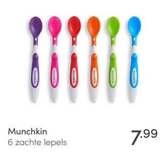 Baby & Tiener Munchkin 6 zachte lepels aanbieding