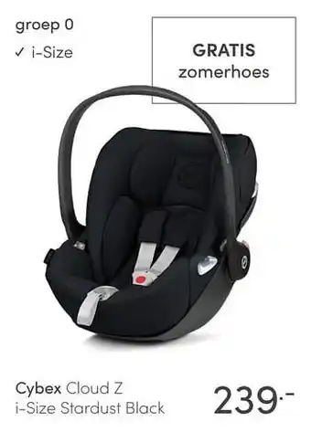 Cybex cloud z i-size stardust black