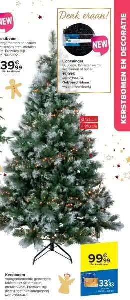 Carrefour Kerstboom aanbieding