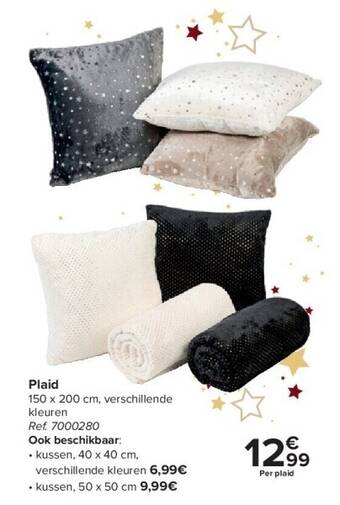 Carrefour Plaid aanbieding