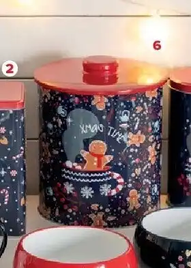 Carrefour Metalen doos kerstmis aanbieding