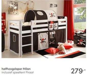 Baby & Tiener Halfhoogslaper milan aanbieding
