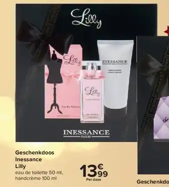 Carrefour Geschenkdoos inessance lilly aanbieding