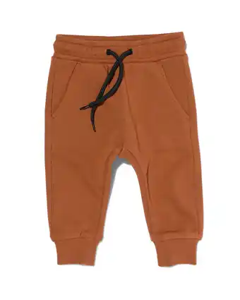 HEMA Hema baby sweatbroek bruin (bruin) aanbieding