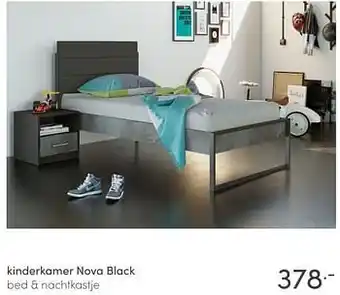 Baby & Tiener Kinderkamer nova black aanbieding