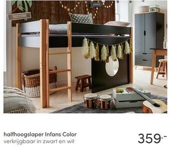 Baby & Tiener Halfhoogslaper infans color aanbieding
