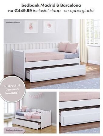 Bedbank madrid + barcelona
