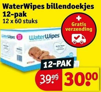 Kruidvat Waterwipes billendoekjes aanbieding