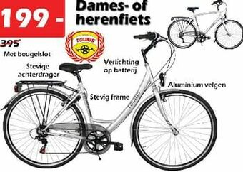 iTEK Dames- of herenfiets aanbieding