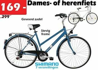 iTEK Dames- of herenfiets aanbieding