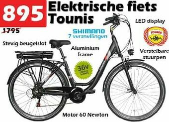 iTEK Elektrische fiets tounis aanbieding