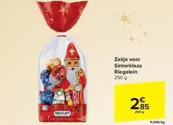 Carrefour Zakje voor sinterklaas riegelein aanbieding