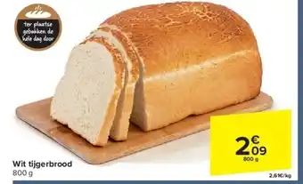 Carrefour Wit tijgerbrood aanbieding