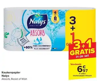 Carrefour Keukenpapier nalys aanbieding