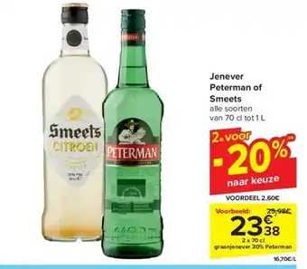 Jenever peterman of smeets