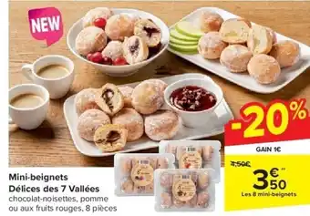 Carrefour Mini-beignets délices des 7 vallées aanbieding