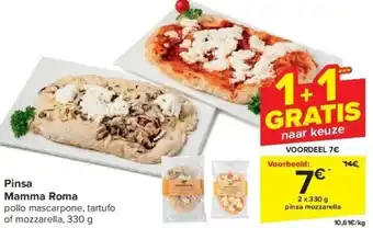 Carrefour Pinsa mamma roma aanbieding