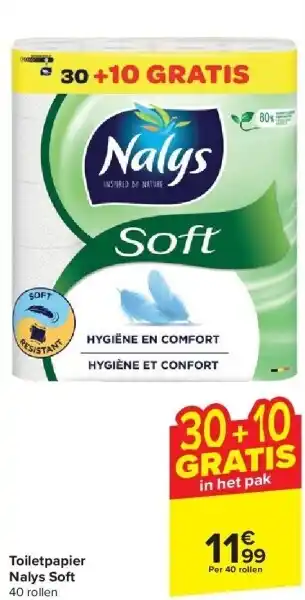 Toiletpapier nalys soft