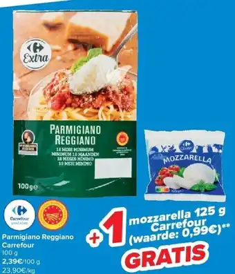 Carrefour Parmigiano reggiano carrefour aanbieding