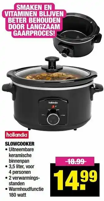 Big Bazar Hollandia slowcooker aanbieding