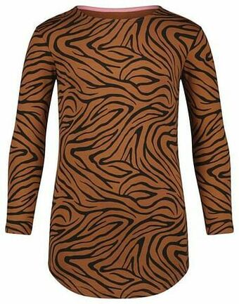 HEMA Kinderjurk Zebra Bruin (bruin)