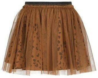 HEMA HEMA Kinderrok Met Tule Animal Bruin (bruin) aanbieding