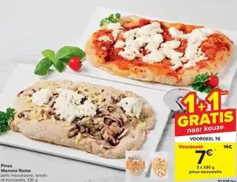 Pinsa Mamma Roma 2 x 330 g pinsa mozzarella