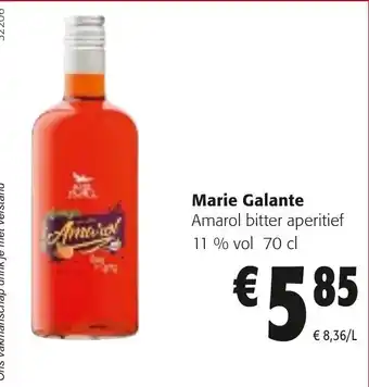 Colruyt Marie Galante Amarol bitter aperitief 11 % vol 70 cl aanbieding