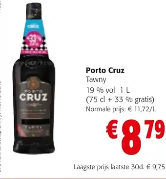 Colruyt Porto Cruz Tawny 19 % vol 1 L aanbieding