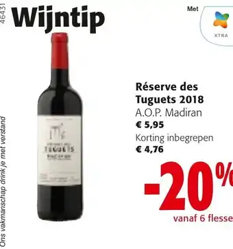 Colruyt Réserve des Tuguets 2018 A.O.P. Madiran aanbieding