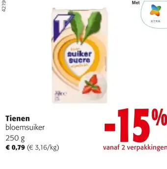 Colruyt Tienen bloemsuiker 250 g aanbieding