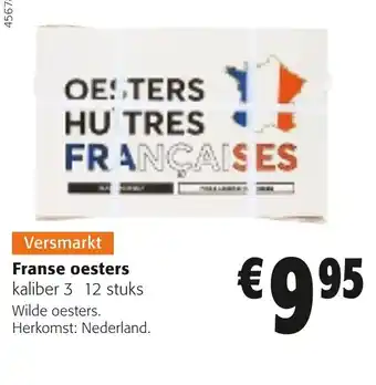 Franse oesters kaliber 3 12 stuks