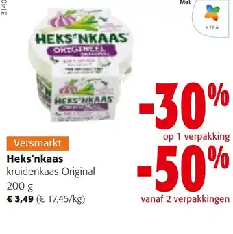 Colruyt Heks'nkaas kruidenkaas Original 200 g aanbieding