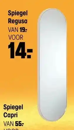 Kwantum Spiegel regusa aanbieding