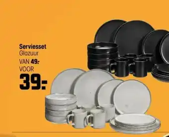 Serviesset glazuur
