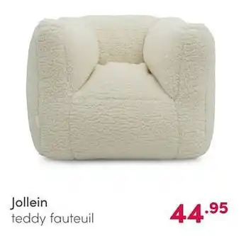 Baby & Tiener Jollein teddy fauteuil aanbieding