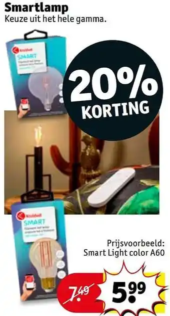Kruidvat Smart light color a60 aanbieding
