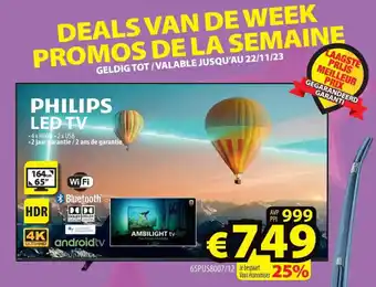 ElectroStock Philips led tv aanbieding
