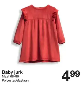 Zeeman Baby jurk Maat 68-86 Polyester/elastaan aanbieding