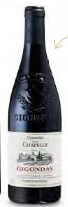 Delhaize DOMAINE DE LA CHAPELLE GIGONDAS 2021 Gigondas A.C. aanbieding