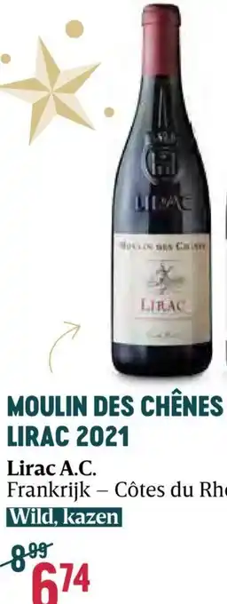 MOULIN DES CHÊNES LIRAC 2021 Côtes du Rhône