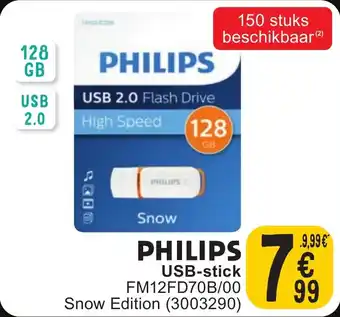 Cora PHILIPS USB-stick aanbieding