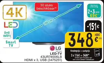 Cora LG LED-TV aanbieding