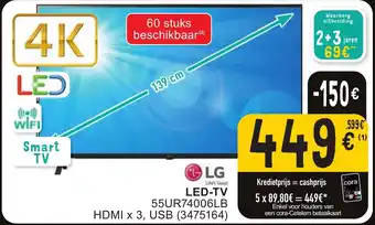 Cora LG LED-TV aanbieding