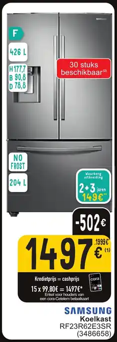 Cora SAMSUNG Koelkast aanbieding