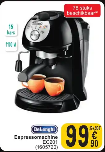 Cora DeLonghi Espressomachine aanbieding